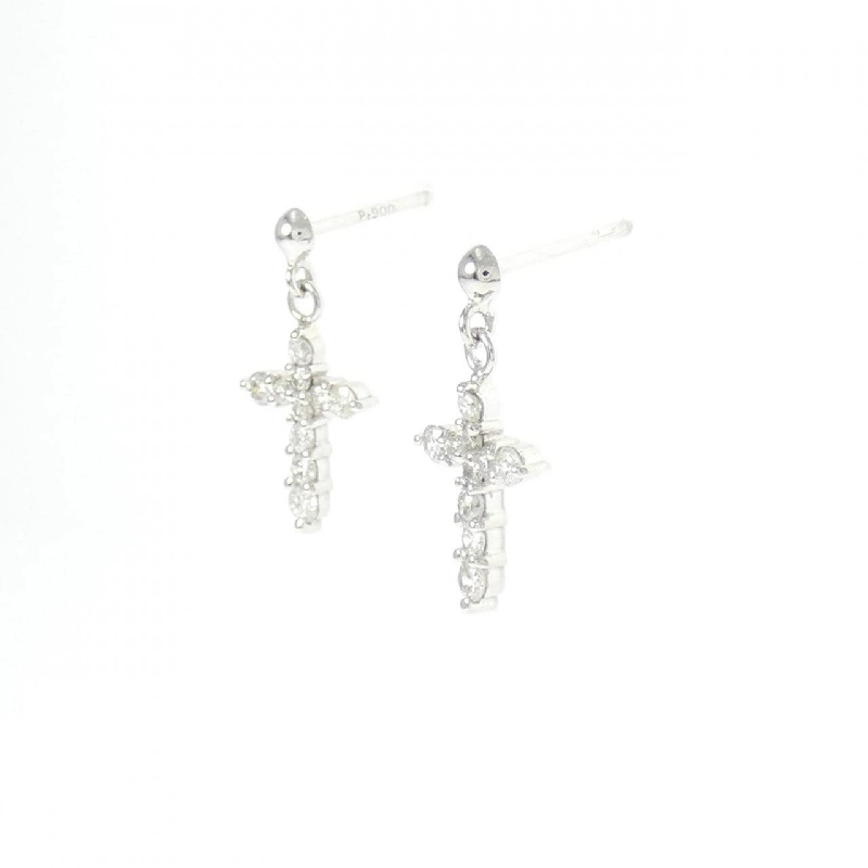 PT900 Bông tai kim cương chéo 0.30CT - Hàng hiệu Chính hãng 863318