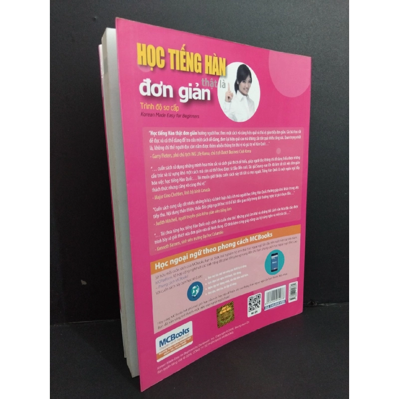 Học tiếng Hàn thật là đơn giản trình độ sơ cấp Seung-eun Oh mới 80% ố nhẹ 2018 HCM1511 918012