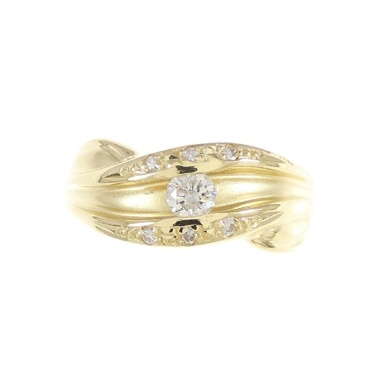 Nhẫn kim cương K18YG 0.20CT 670658