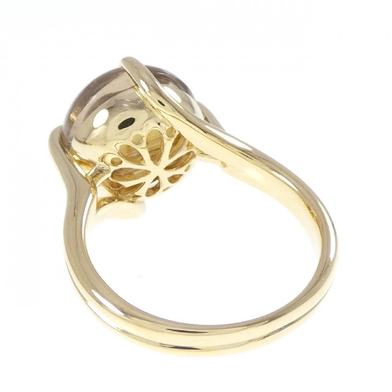 Nhẫn K18YG Rutile Quartz - Hàng hiệu Authentic 854158