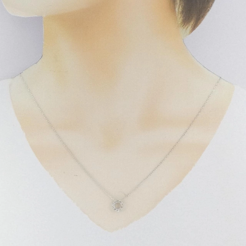 K18WG Dây chuyền kim cương 0.30CT - Hàng hiệu Chính hãng 861203