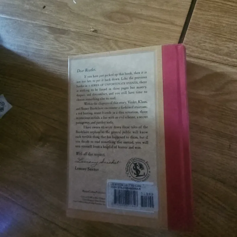 A series of unfortunate events the ersatz elevator book 6 (bìa cứng) Giá 30k  603987