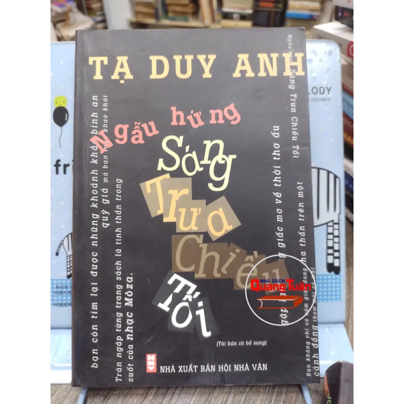 Sách: Ngẫu hứng sáng trưa chiều tối (A1) - Tác giả: Tạ Duy Anh 674527