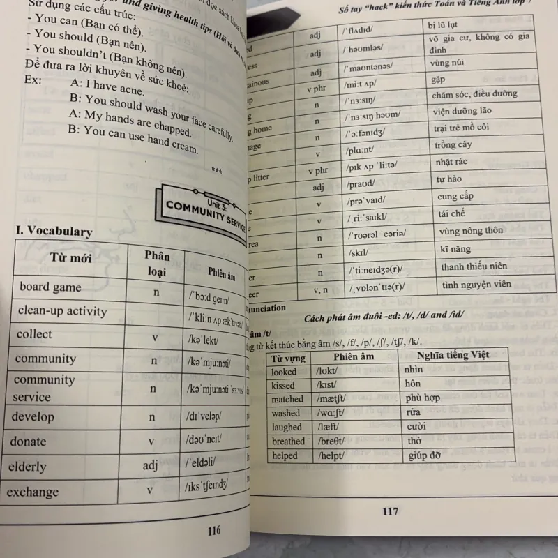Sổ tay “hack” kiến thức toán và tiếng anh lớp 7 1006824