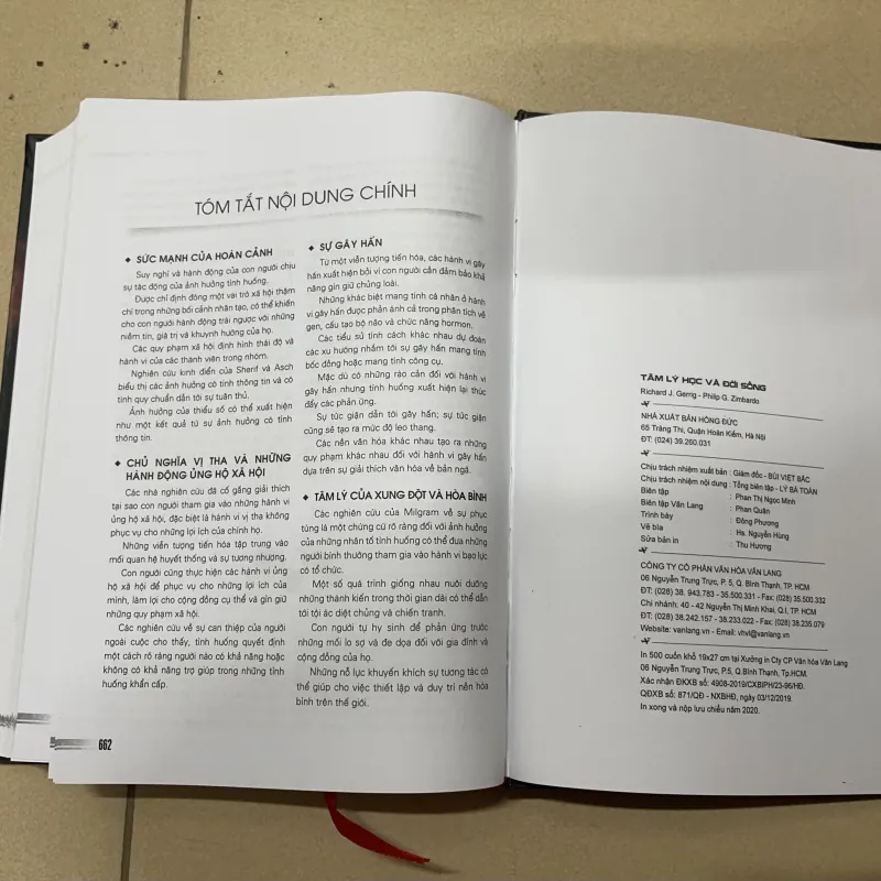 Tâm lý học & Đời sống - Richard J.Gerrig 1021054