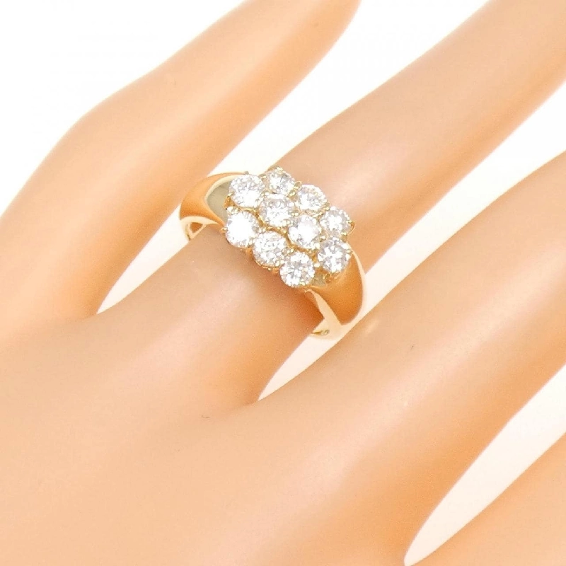 Nhẫn kim cương K18YG 1.07CT 672556