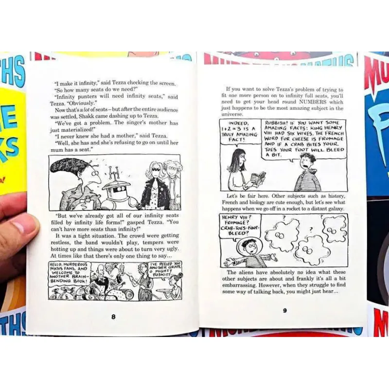 𝐌𝐔𝐑𝐃𝐄𝐑𝐎𝐔𝐒 𝐌𝐀𝐓𝐇𝐒 𝐓𝐇𝐄 𝐏𝐎𝐖𝐄𝐑 𝐎𝐅 𝐓𝐄𝐍 - Bộ 10 quyển - No box 745210