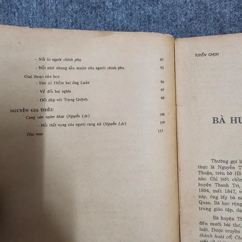 Bình luận văn học Bà huyện Thanh Quan, Nguyễn Gia Thiều, Đoàn Thị Điểm 1019930