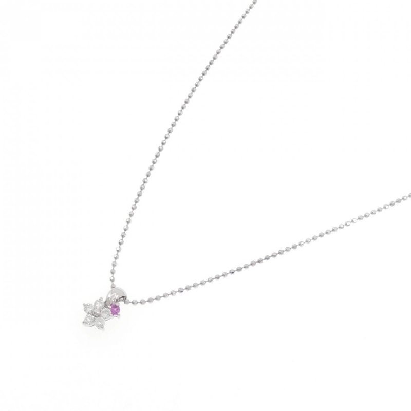 Dây chuyền Sapphire hoa PT900/PT850 - Hàng hiệu Chính hãng 859550