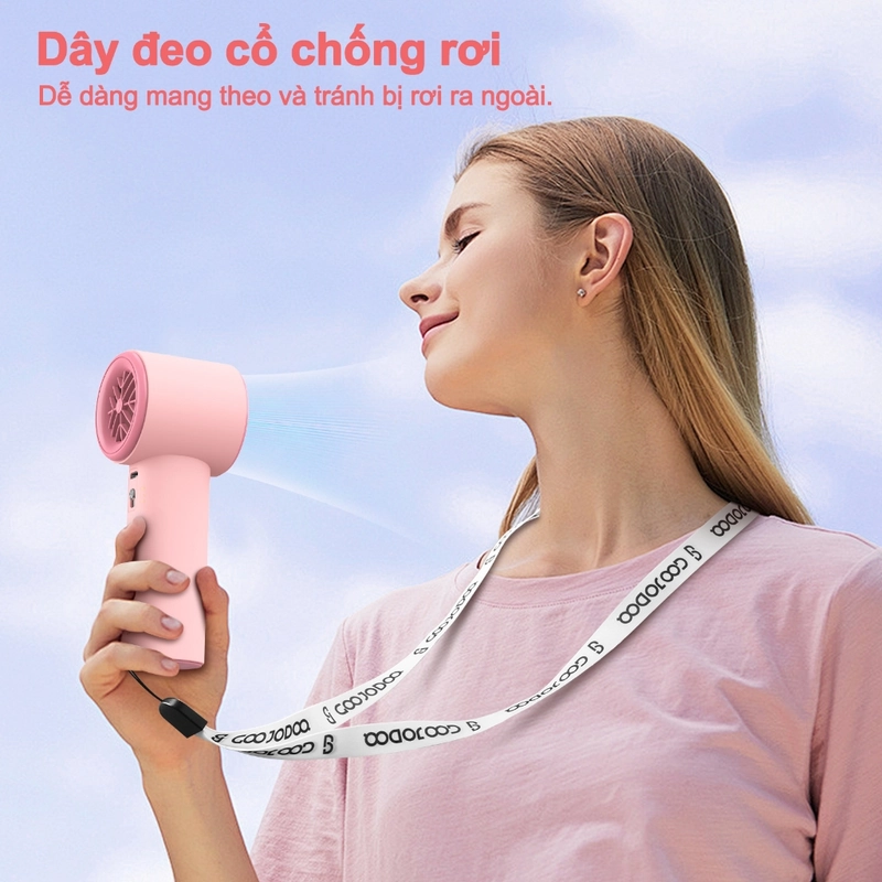 Xem ngay 【Tặng quà/bảo hành một năm】GOOJODOQ GFS006 4000mAh Turbo Jet Mini Fan 447327