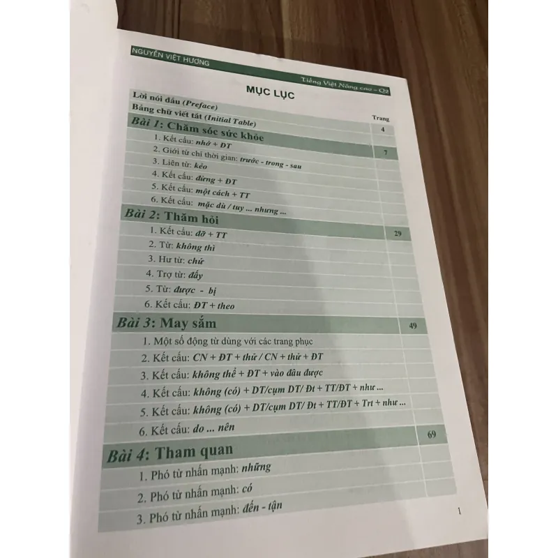 Tiếng Việt nâng cao dành cho người nước ngoài- 2 tập-  sách khổ lớn  760193