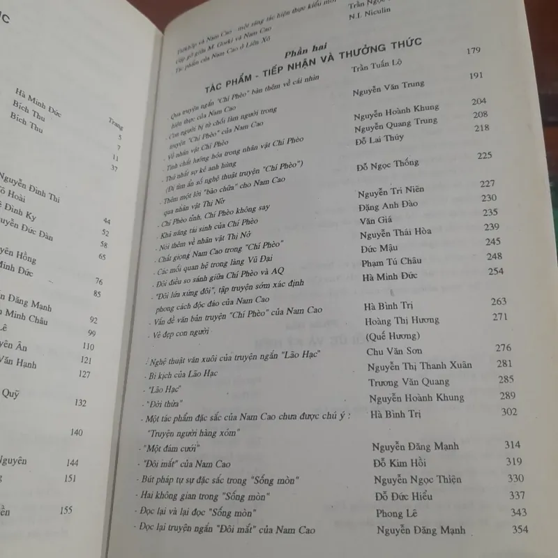 NAM CAO - về Tác gia và Tác phẩm 739067