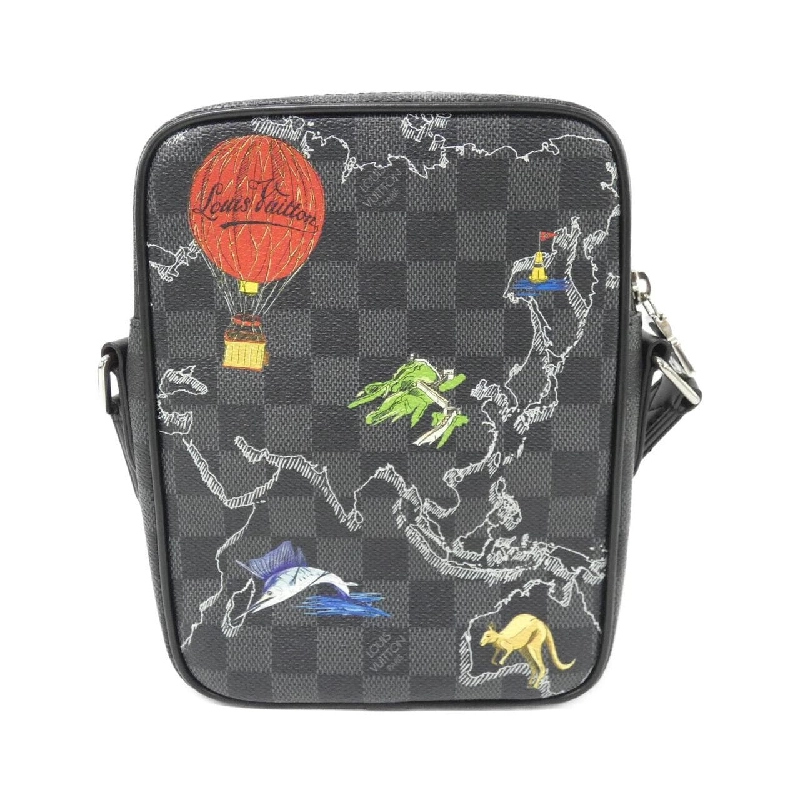 Túi đeo vai Louis Vuitton Damier Graphite Map Danube N40239 612009