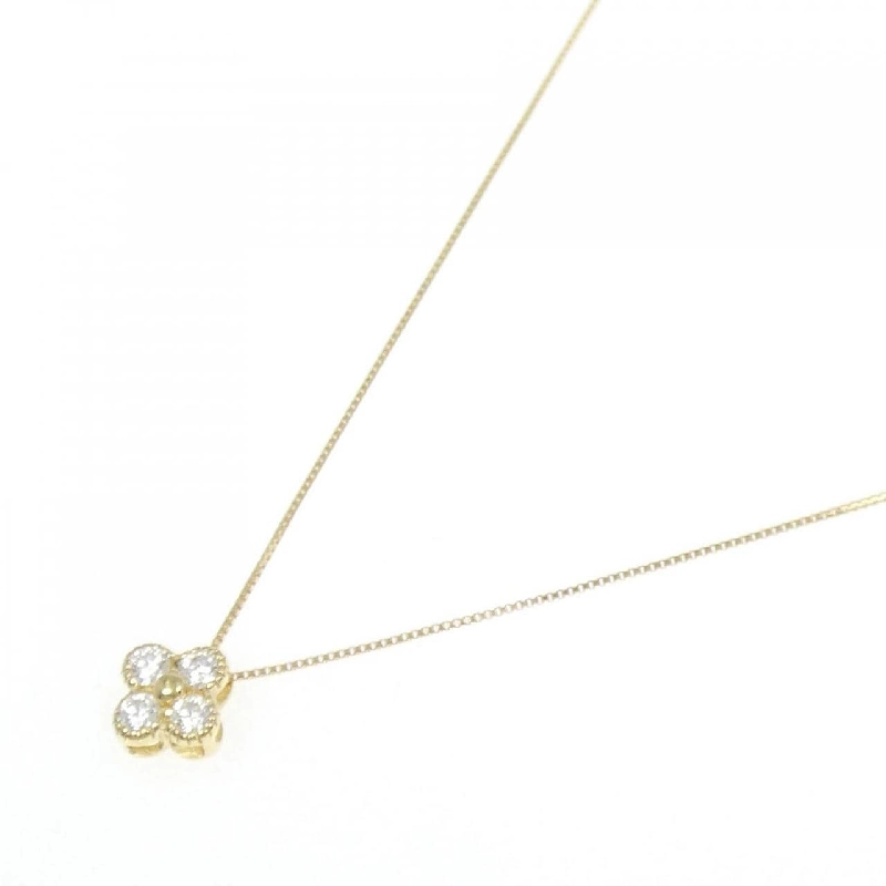 K18YG Hoa Hồng Kim Cương Dây Chuyền 0.253CT - Hàng hiệu Chính Hãng 862595