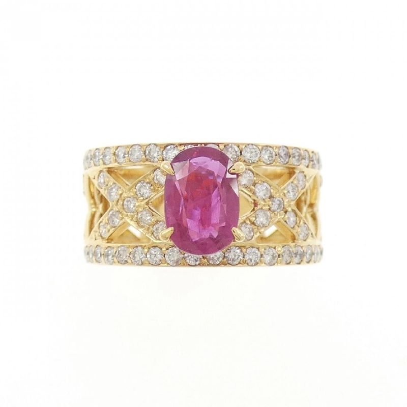 Nhẫn ruby K18YG 1.35CT - Hàng hiệu chính hãng 849577