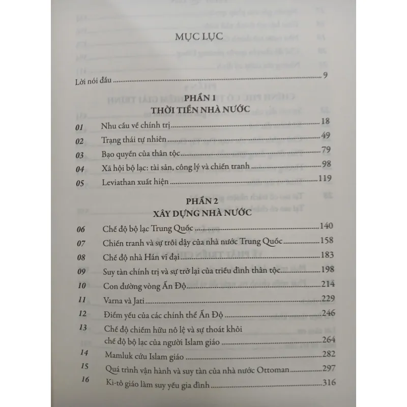 LỊCH SỬ CHÍNH TRỊ TỪ THỜI TIỀN SỬ ĐẾN KỶ NGUYÊN TOÀN CẦU HÓA  - FRANCIS FUKUYAMA 571603