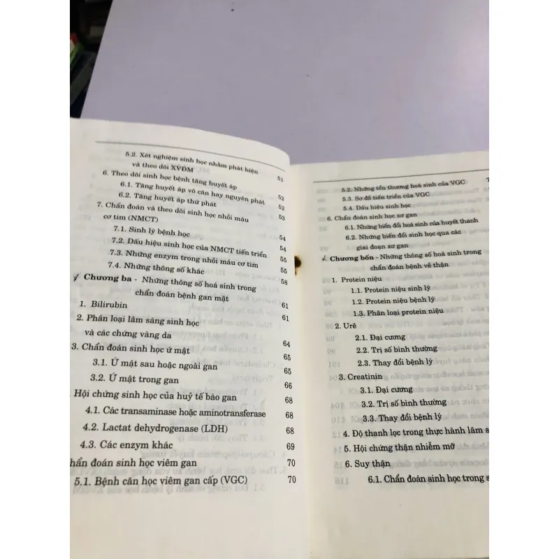 CHẨN ĐOÁN SINH HỌC MỘT SỐ BỆNH NỘI KHOA  780411