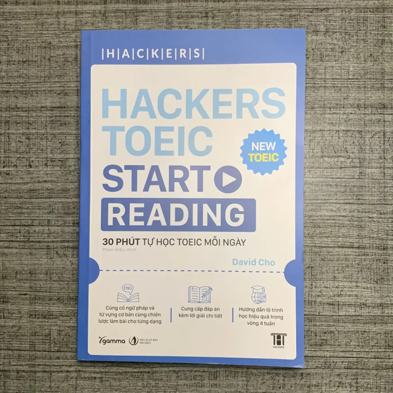 Combo 2 cuốn HACKERS TOEIC - Reading & Listening - David Cho 777354
