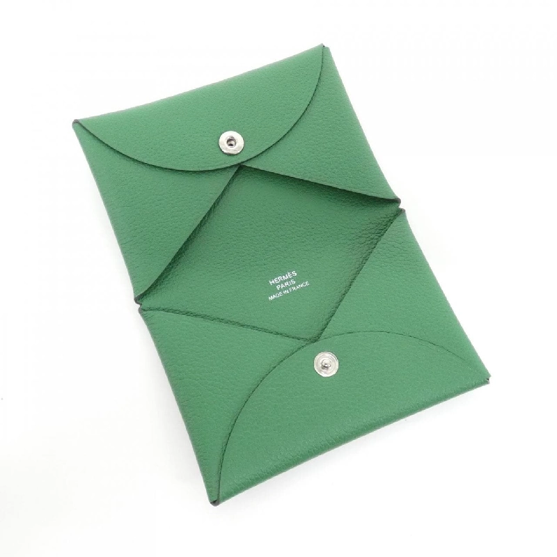 【Sản phẩm chưa sử dụng】Thẻ đựng thẻ Hermes Calvi 044164CK 624460