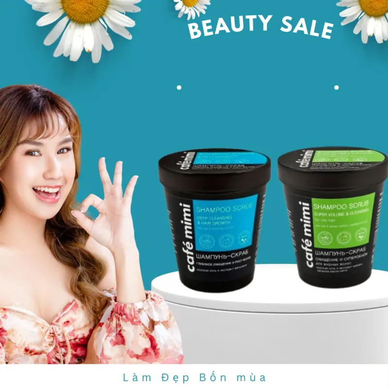 Dầu Gội Tẩy Tế Bào Chết Da Đầu Làm Sạch, Kích Thích Mọc Tóc Café Mimi Shampoo Scrub 572869