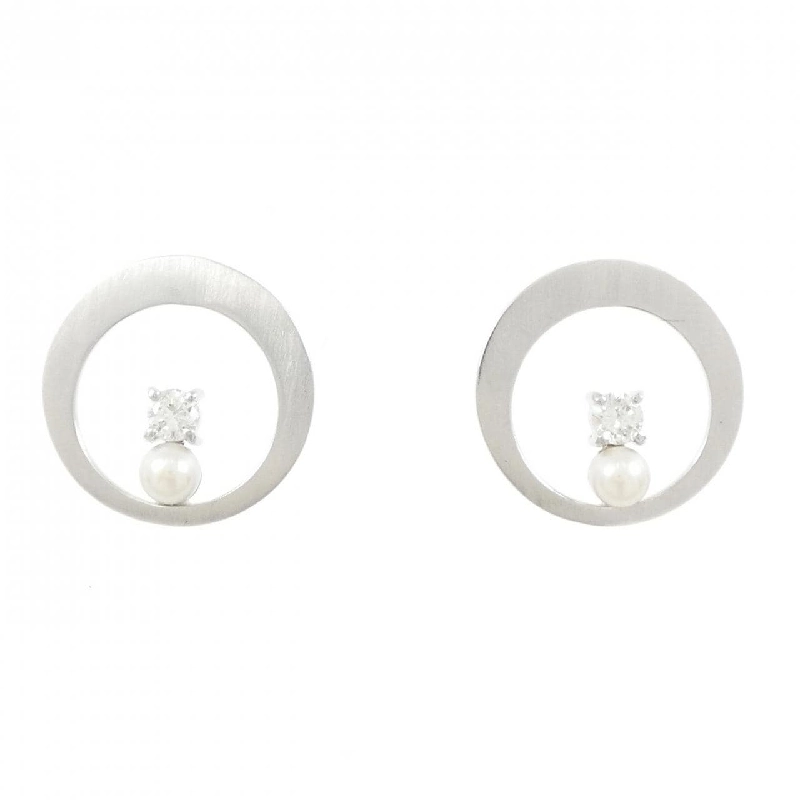 K18WG Bông tai ngọc trai Akoya 3.2mm - Hàng hiệu Chính hãng 867840