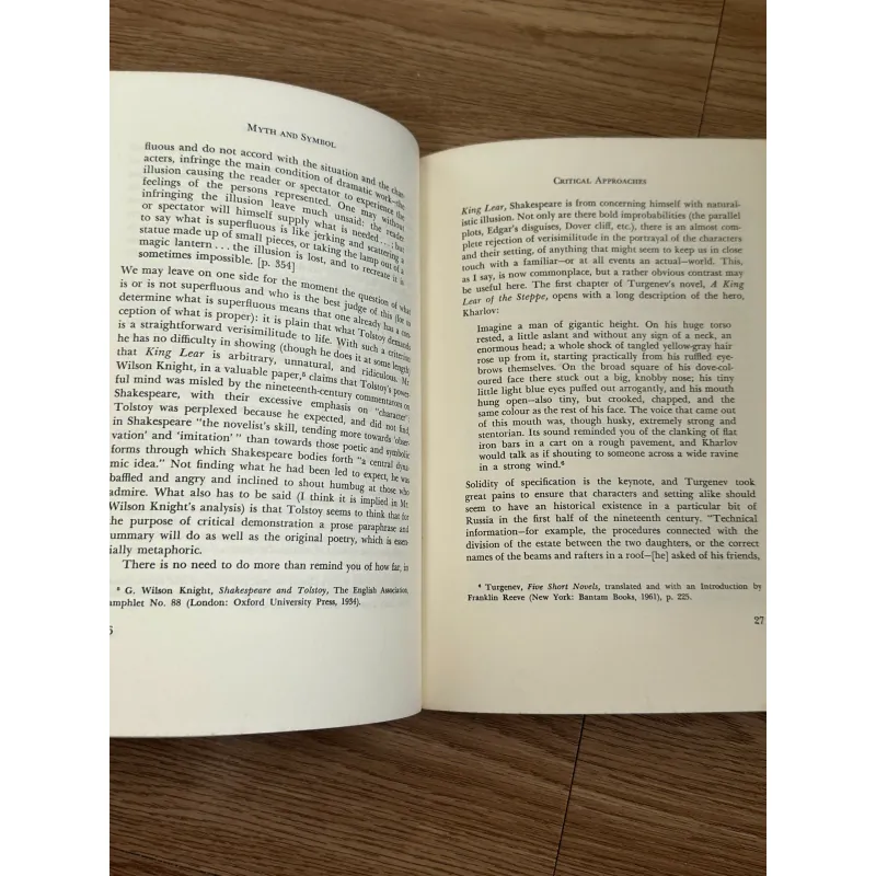 Myth and Symbol	Frye; Knights 785188