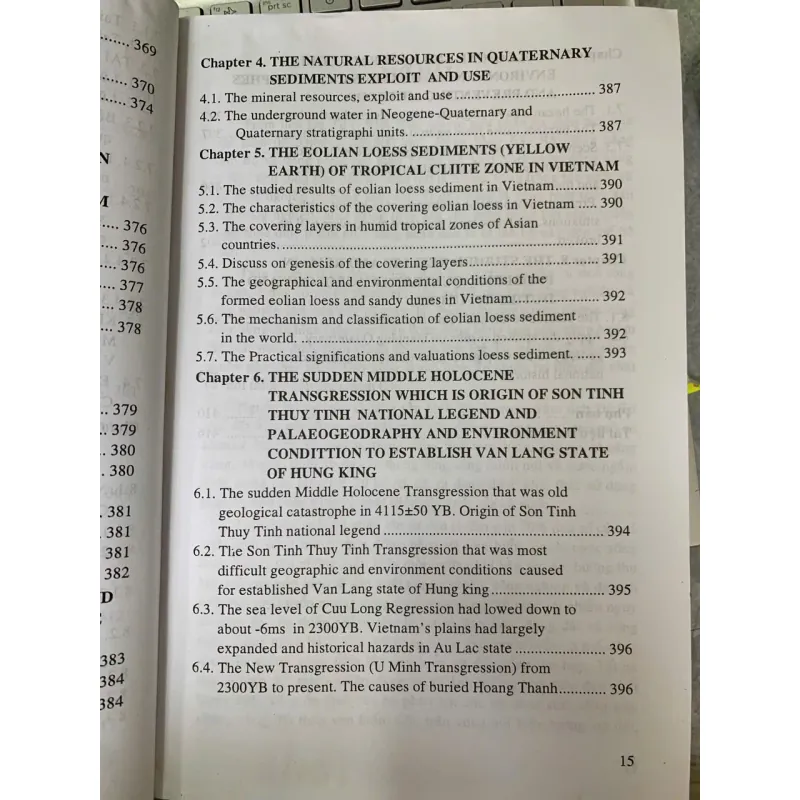 ĐỊA CHẤT VÀ MÔI TRƯỜNG ĐỆ TỨ VIỆT NAM - TS. HOÀNG NGỌC KỶ 559710