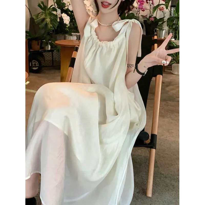 Váy maxi 2 dây bản to 1029701