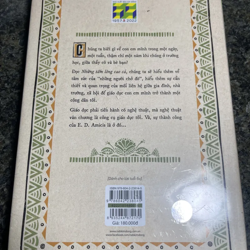 Những tấm lòng cao cả Edmondo De Amicis 705905