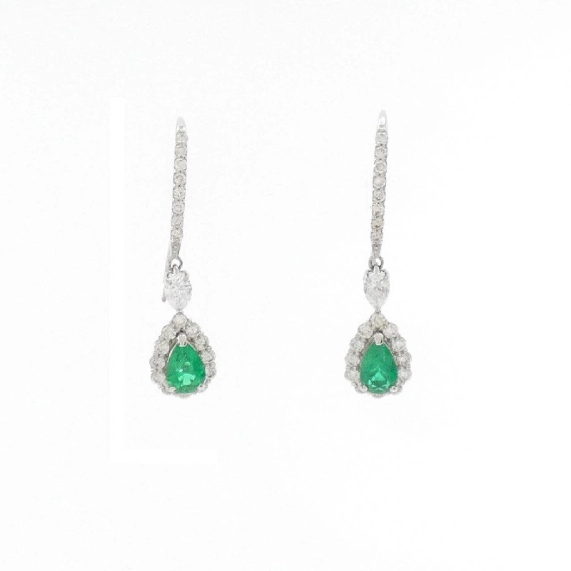 PT950 Bông tai Ngọc lục bảo 0.49CT - Hàng hiệu Chính hãng 870567