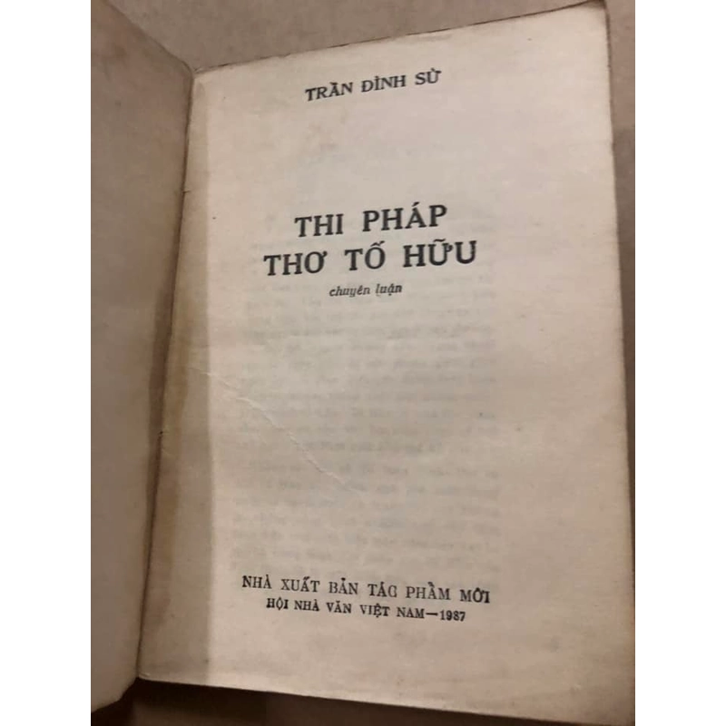 Sách Thi pháp thơ Tố Hữu - Trần Đình Sử 306726