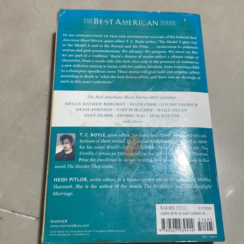 The best American short stories 2015 - T. C. Boyls 1032183