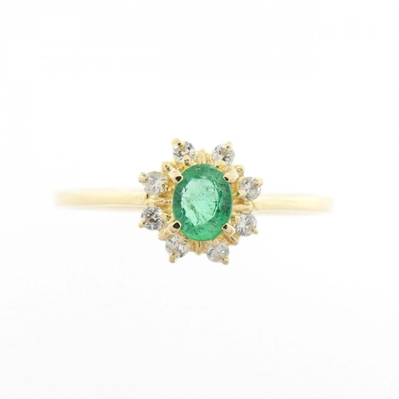 Nhẫn Emerald K18YG 667188