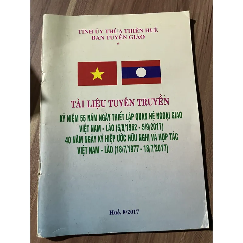 TÀI LIÊU TUYÊN TRUYỀN KỶ NIỆM 55 NĂM NGÀY THIẾT LẬP QUAN HỆ NGOẠI GIAO VIỆT NAM - LÀO 591943