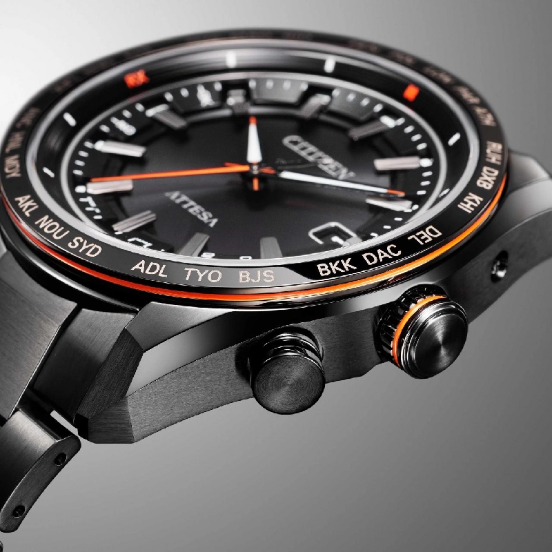 Đồng hồ điện tử Citizen Attesa H145-007JD01/CB0286-61E TI Solar Quartz - Hàng hiệu Chính hãng 883569