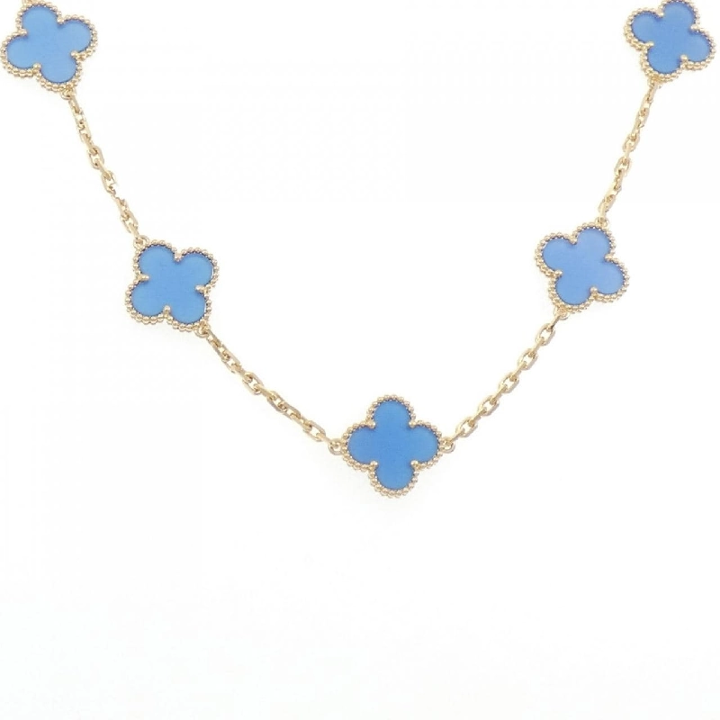 Vòng cổ Van Cleef & Arpels Vintage Alhambra 10 Motif - Hàng hiệu Authentic 842421