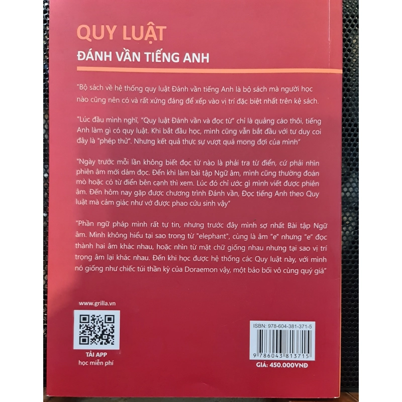 Quy luật đánh vần tiếng anh Grilla (giá gốc 400k) 498541