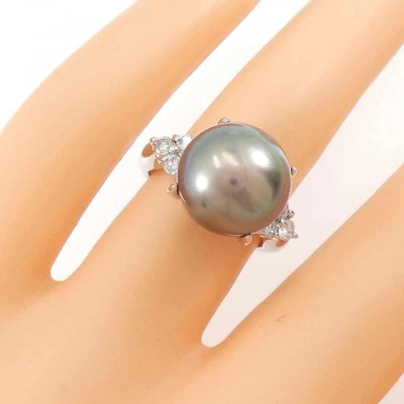 Nhẫn ngọc trai đen PT900 11.8mm 671231