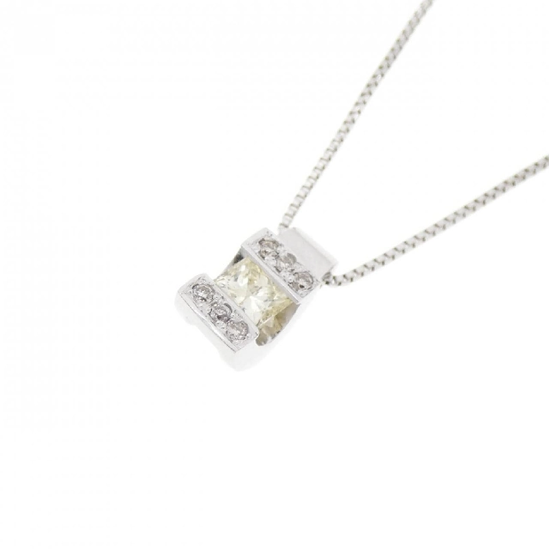 K18WG Dây chuyền kim cương 0.18CT - Hàng hiệu Chính hãng 859578