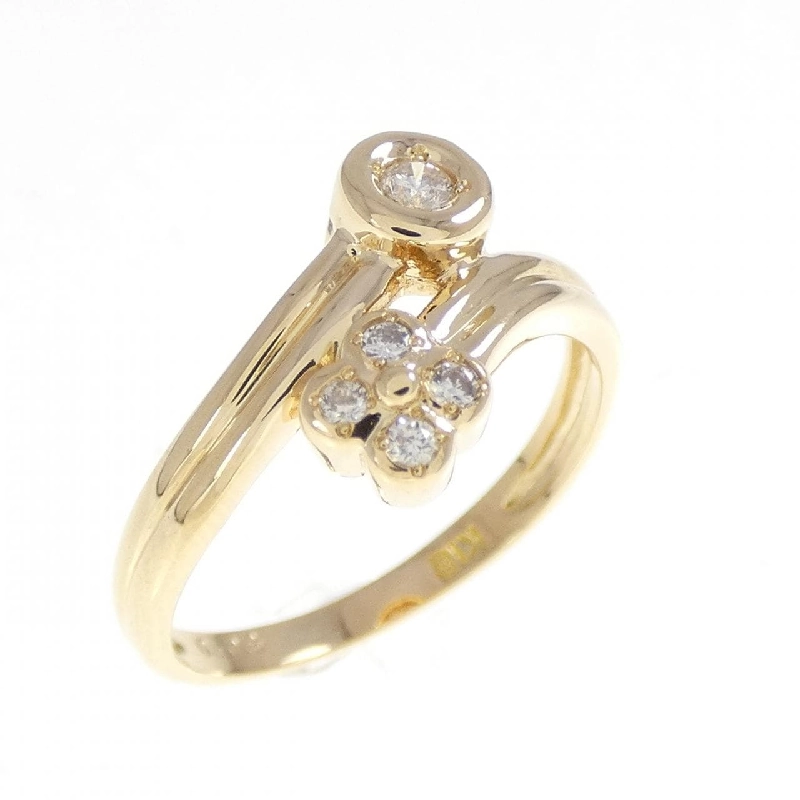 Nhẫn kim cương K18YG 0.08CT - Hàng hiệu Authentic 853164