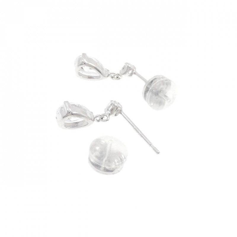 K18WG Bông tai Cubic - Hàng hiệu Chính hãng 870361