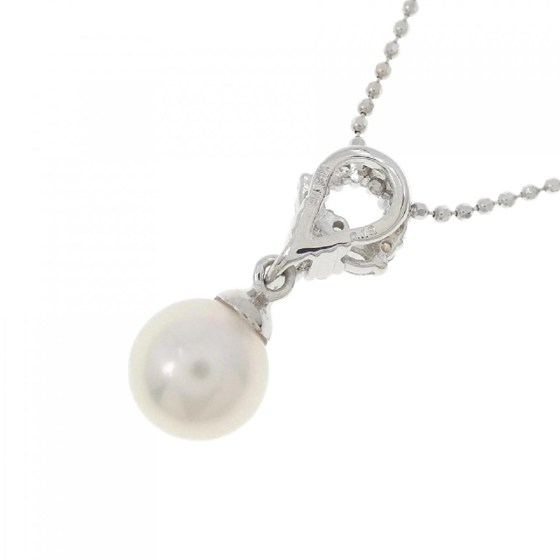 K18WG Dây chuyền ngọc trai Akoya 7.2mm - Hàng hiệu Chính hãng 857393