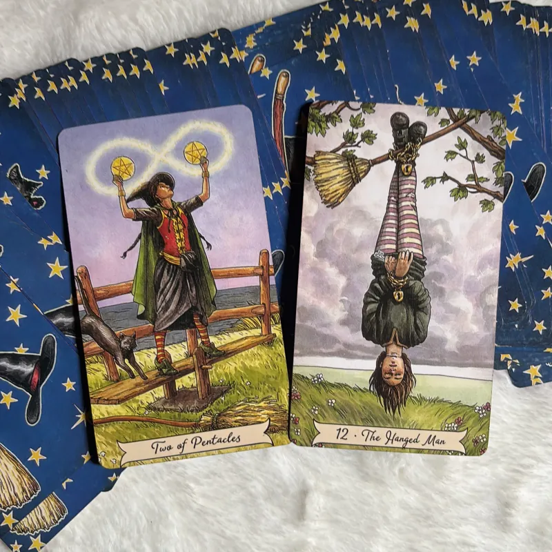 Bộ Bài Everyday Witch Tarot Hộp Thiếc Mạ Cạnh Tím 78 Lá kèm sách hướng dẫn tiếng anhh 751426