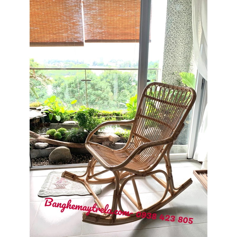 Ghế thư giãn bập bênh mây nhỏ gọn 517507