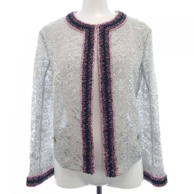 CHANEL P74439V65983 Áo khoác không cổ - Hàng hiệu Authentic 815234