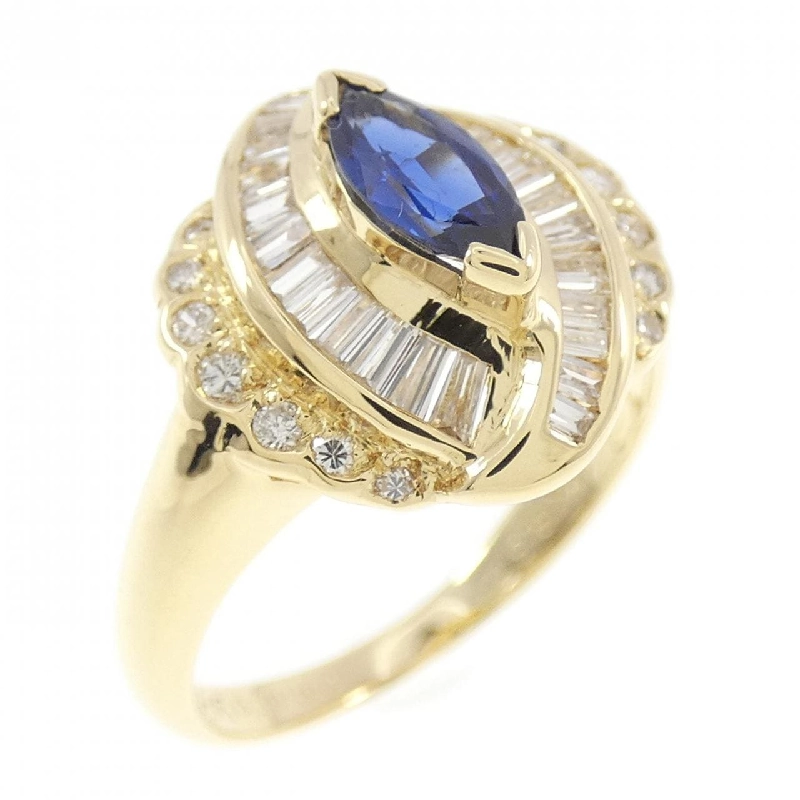 Nhẫn Sapphire 18KYG 0.37CT - Hàng hiệu Chính hãng 854713