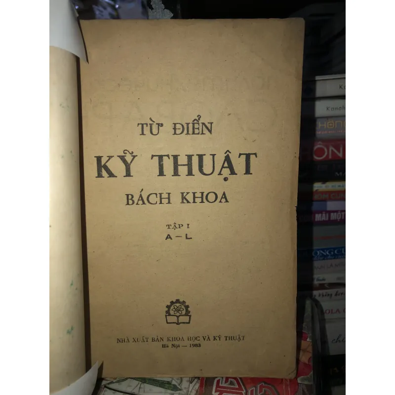 Từ điển kỹ thuật bách khoa- trọn bộ 2 tập ( dán bìa)  1045574