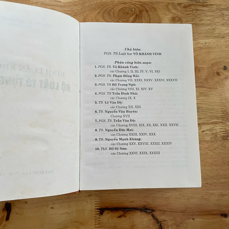 II Tựa sách: Bình Luận Khoa Học _ Bộ Luật Tố Tụng Hình Sự - PGS. TS. Võ Khánh Vinh - 2004 478826