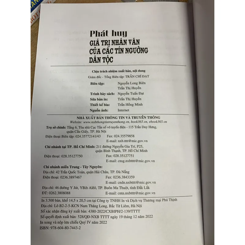 Phát huy giá trị nhân văn của các tín ngưỡng dân tộc.  715236