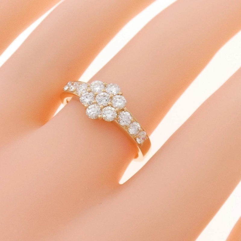 Nhẫn kim cương K18PG hoa 1.00CT - Hàng hiệu Authentic 846771